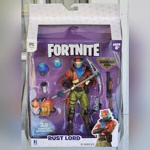 New Epic Games Rust Lord Legendary Series Fortnite Articulated Figure